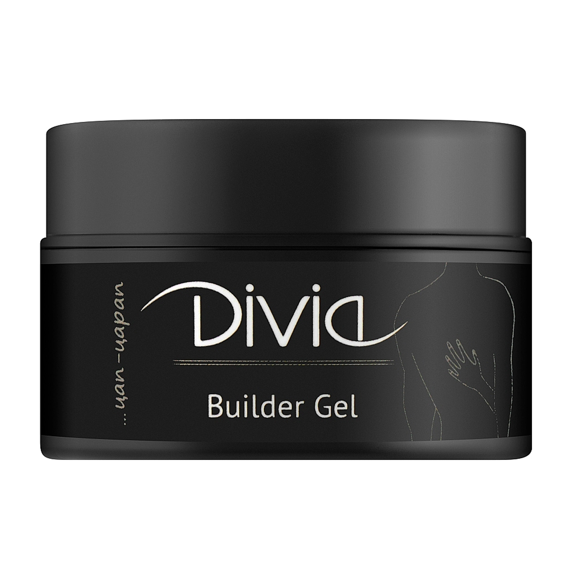 Моделювальний гель для нігтів Divia Builder Gel Radiant/Zero Di1100, RZ01 White, 14 мл